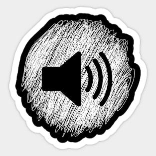 Audio speaker Sticker